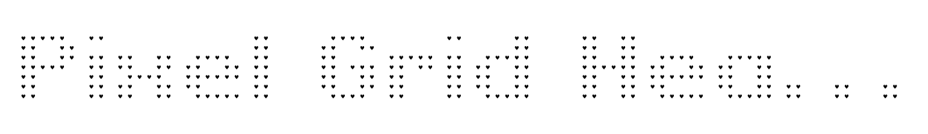 Pixel Grid Heart Li M
